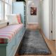 Soft Grey Textured Hall Mat